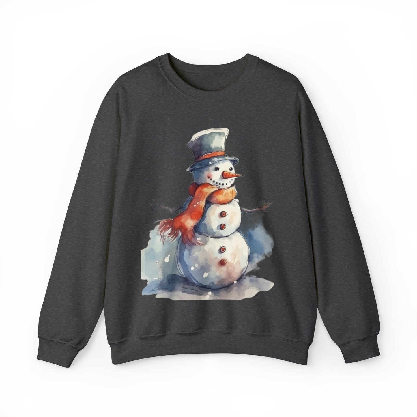 Frosty Winter Snowman - Unisex Heavy Blend™ Crewneck Sweatshirt