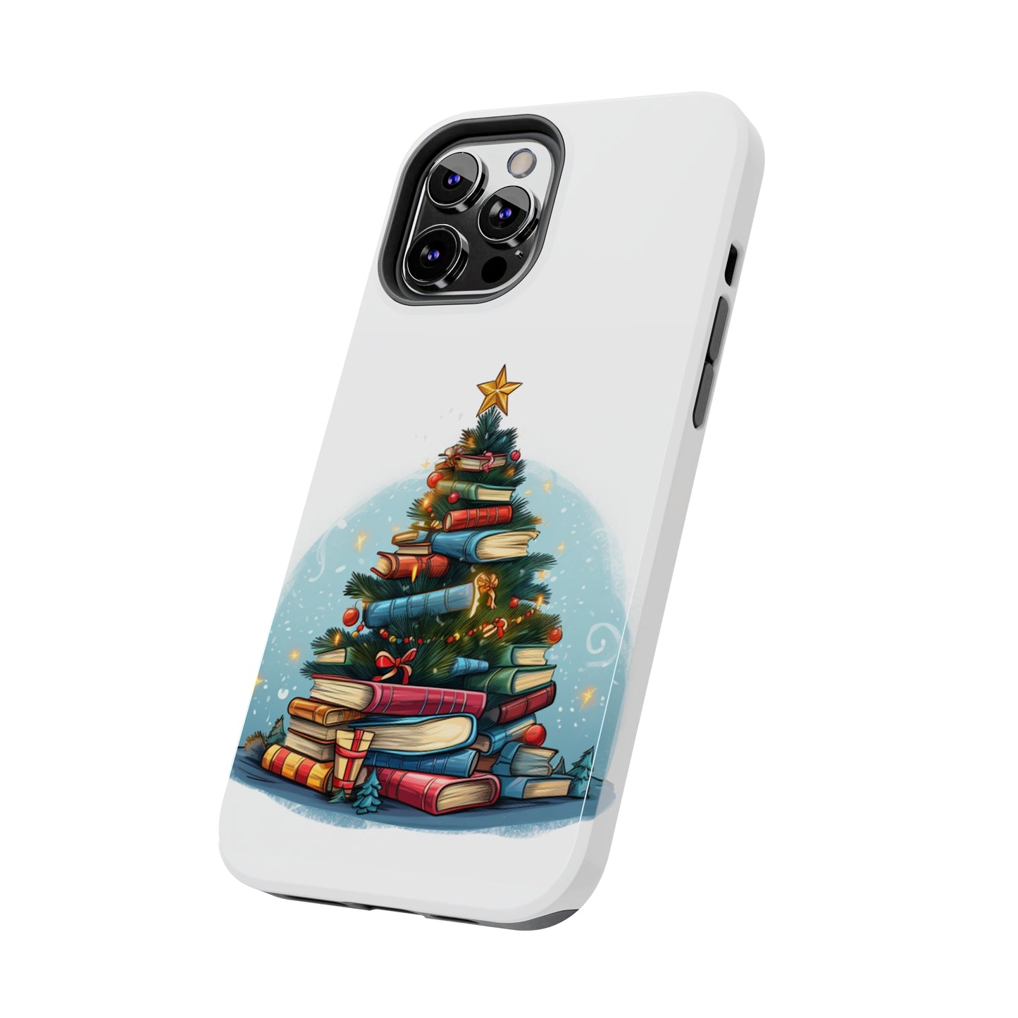 Book Lover Christmas Tree, Gift For Readers - Tough Phone Cases