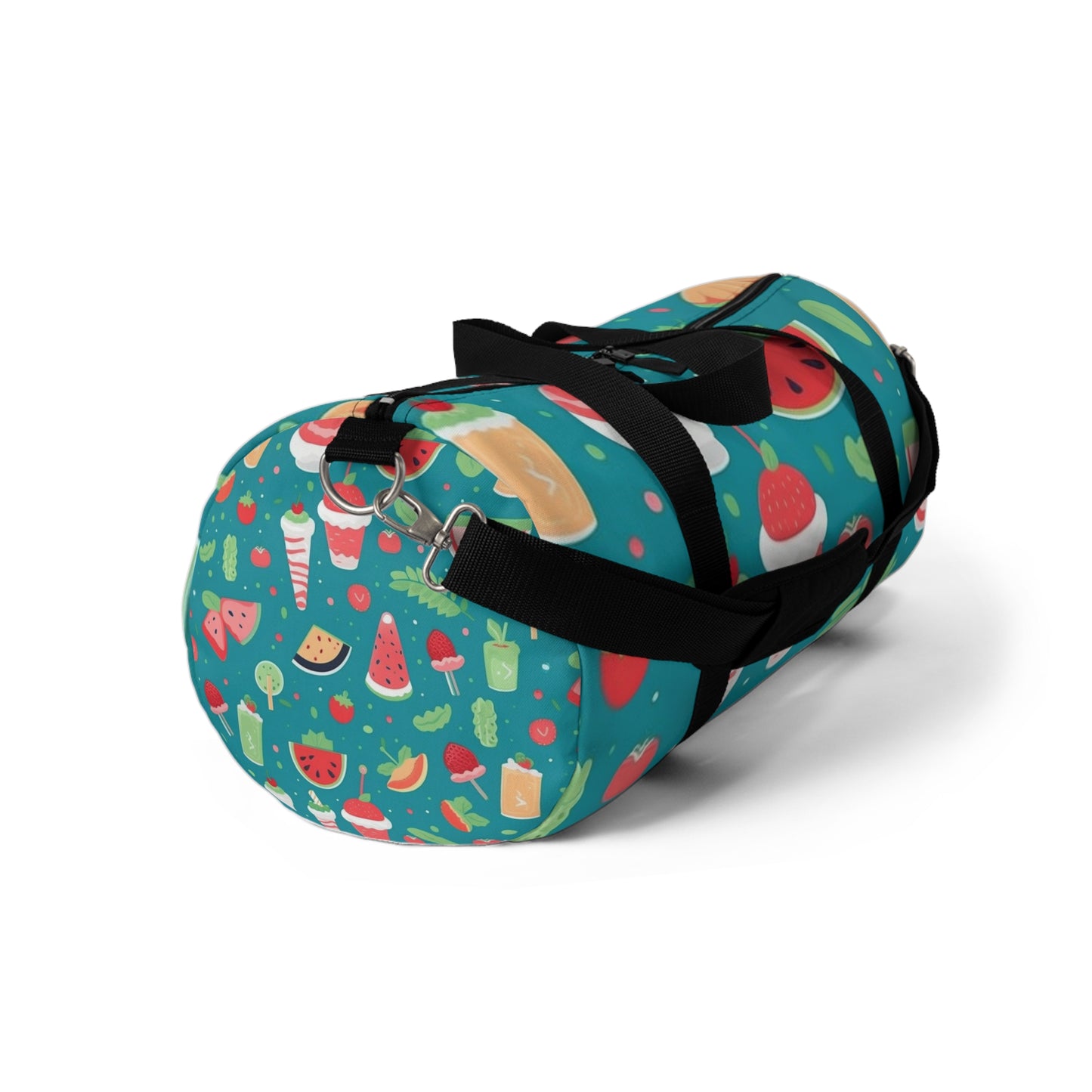 Quirky Summer Food Watermelon Ice Cream Cocktail Pattern Duffel Bag