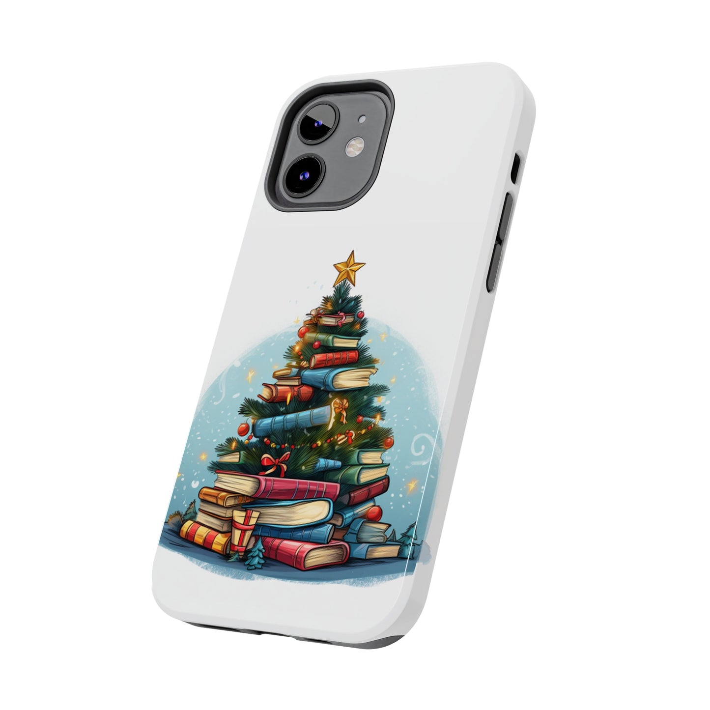 Book Lover Christmas Tree, Gift For Readers - Tough Phone Cases