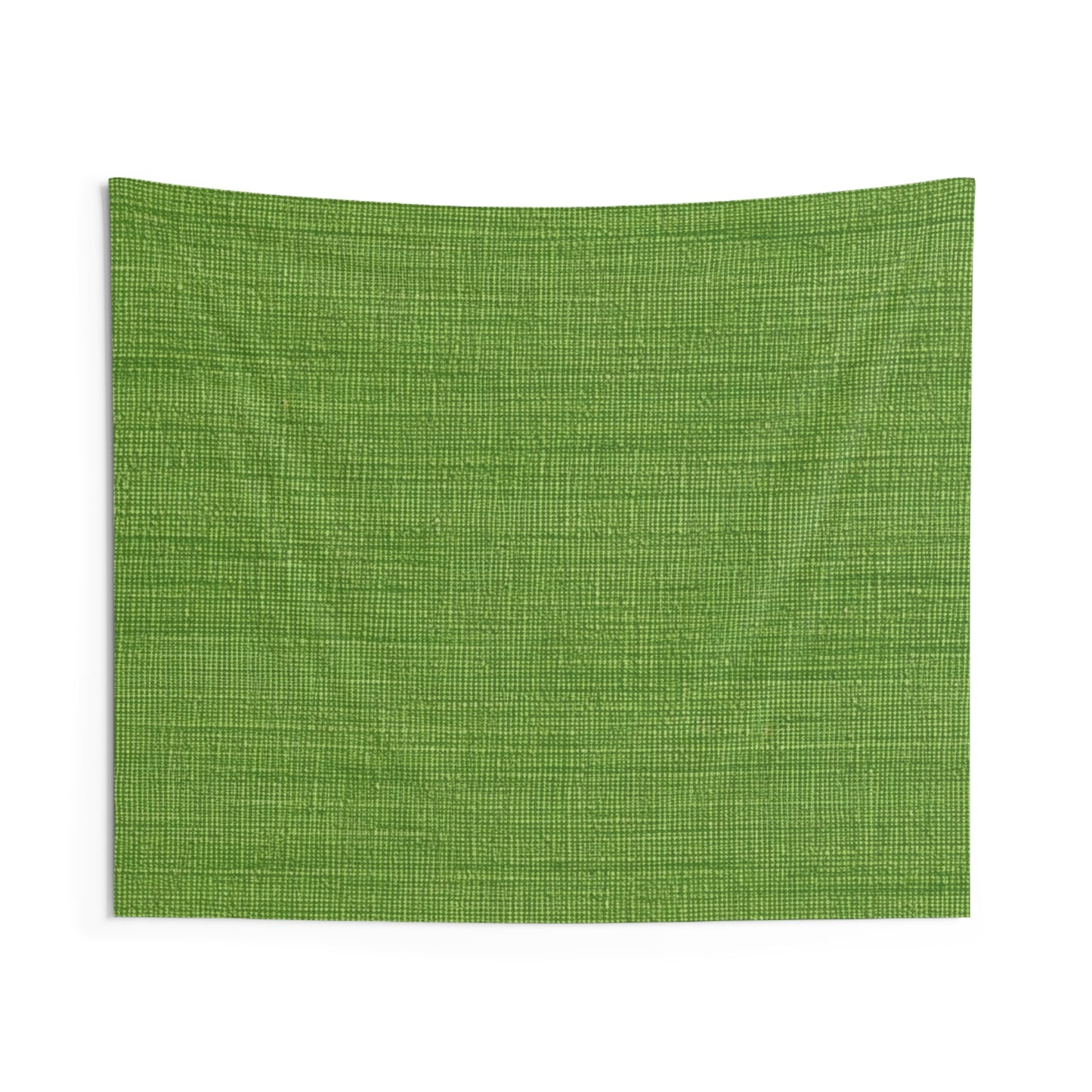 Olive Green Denim-Style: Seamless, Textured Fabric - Indoor Wall Tapestries