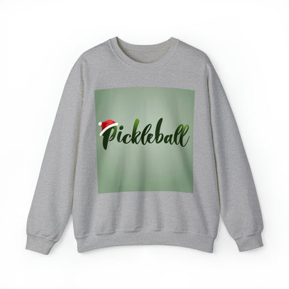 Temporada navideña de Pickleball - Sudadera unisex con cuello redondo Heavy Blend™