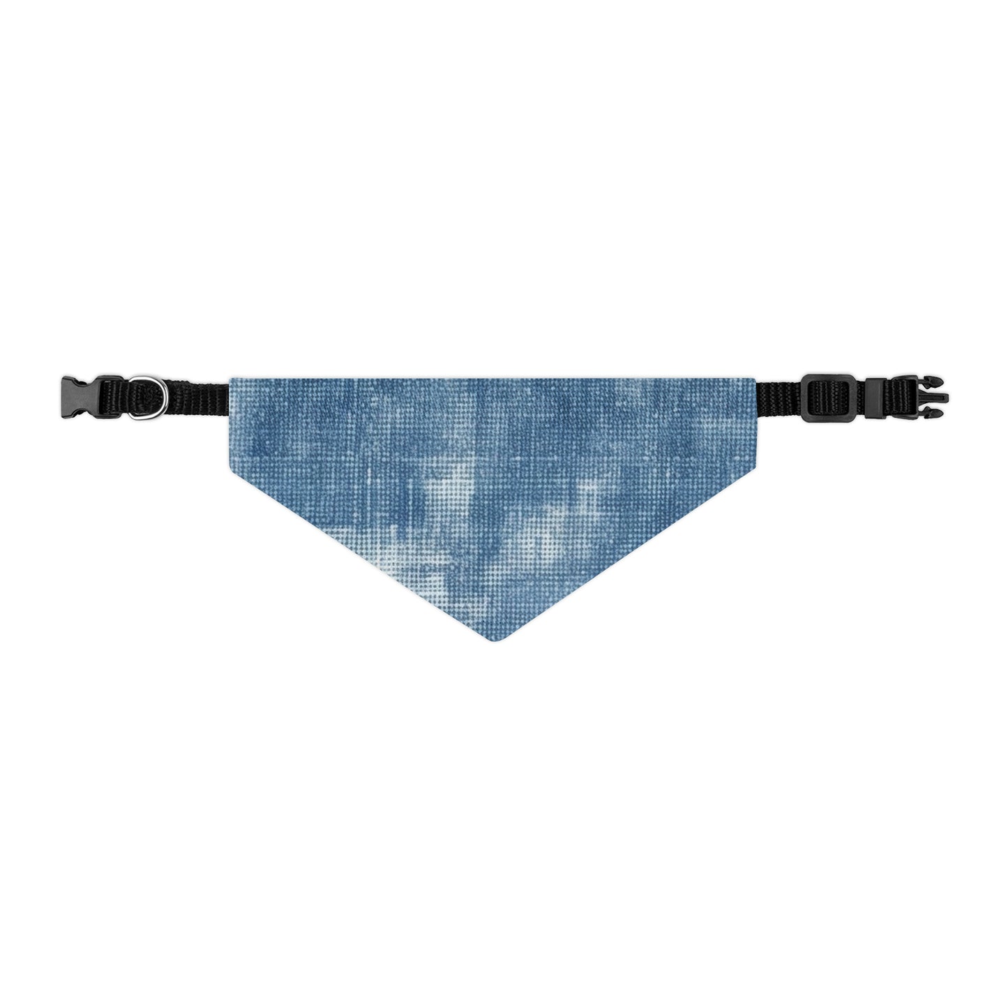 Faded Blue Washed-Out: Denim-Inspired, Style Fabric - Dog & Pet Bandana Collar