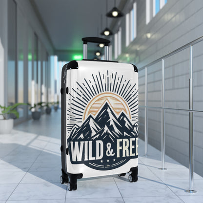 Wild and Free - Outdoor Adventure - Suitcase