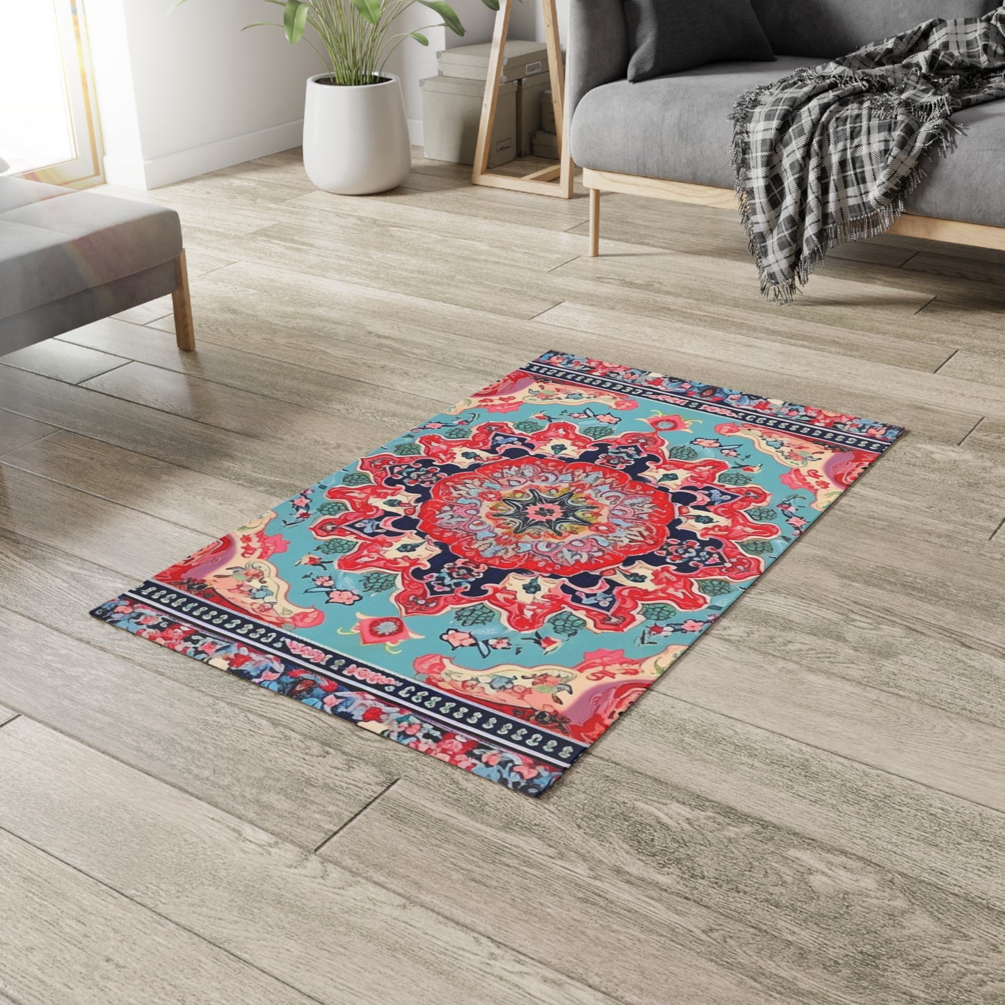 Durable Dobby Rug with Eye-Catching Designs - A Perfect Complement to Your Indoor Space