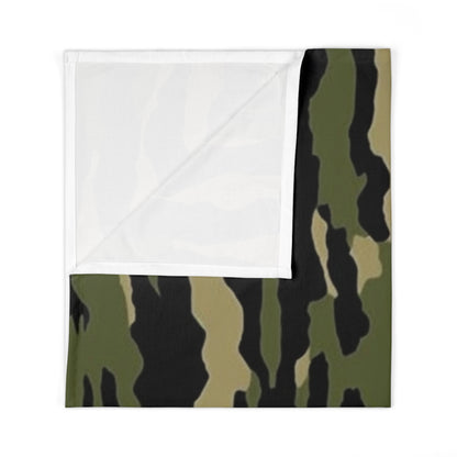 Tiger Stripe Camouflage: Military Style - Baby Swaddle Blanket