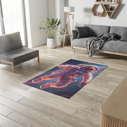 Astronaut Outer Space - Galaxy Starfield Art - Dobby Rug