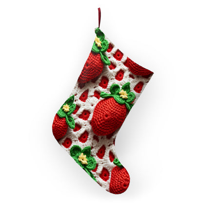 Strawberry Crochet Pattern - Amigurumi Strawberries - Fruit Design for Home and Gifts - Christmas Stockings