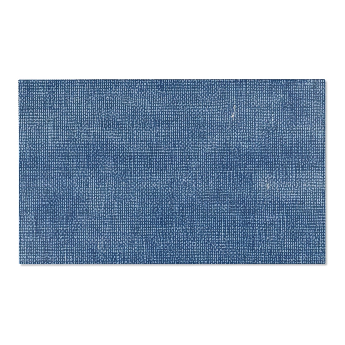 Outdoor Bass Boat Style - Denim Design Artwork - Area Rugs