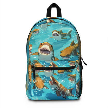 Tiger Shark: Ocean Marine Wildlife - Underwater - Backpack