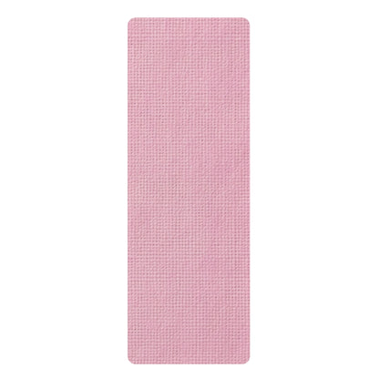 Blushing Garment Dye Pink: Denim-Inspired, Soft-Toned Fabric - Rubber Yoga Mat