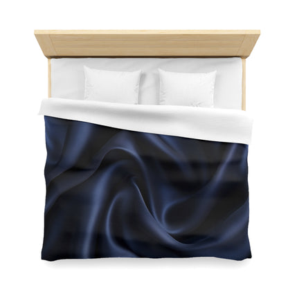 Blue Silk, Microfiber Duvet Cover