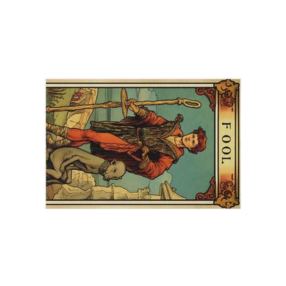 Mystical Tarot - Artistic Depiction of The Fool Card - Outdoor Rug