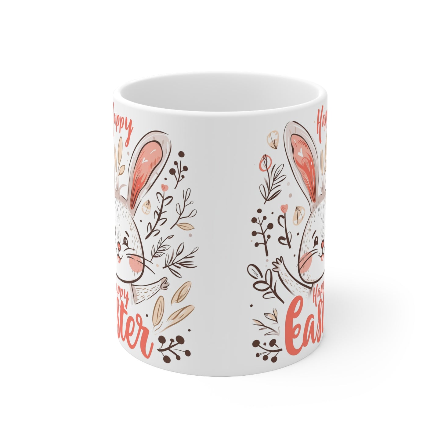 Happy Easter Bunny, Ceramic Mug 11oz