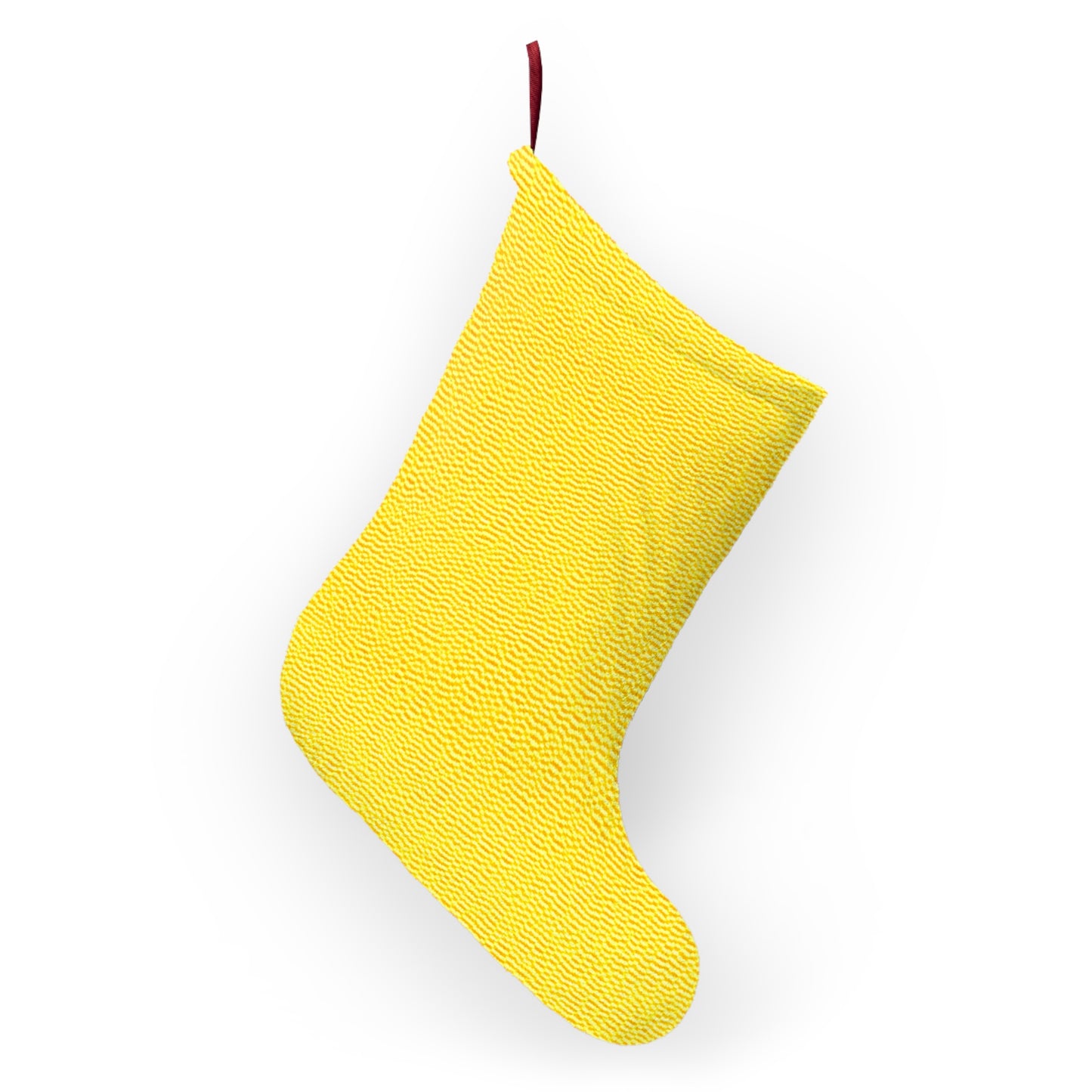 Sunshine Yellow Lemon: Denim-Inspired, Cheerful Fabric - Christmas Stockings