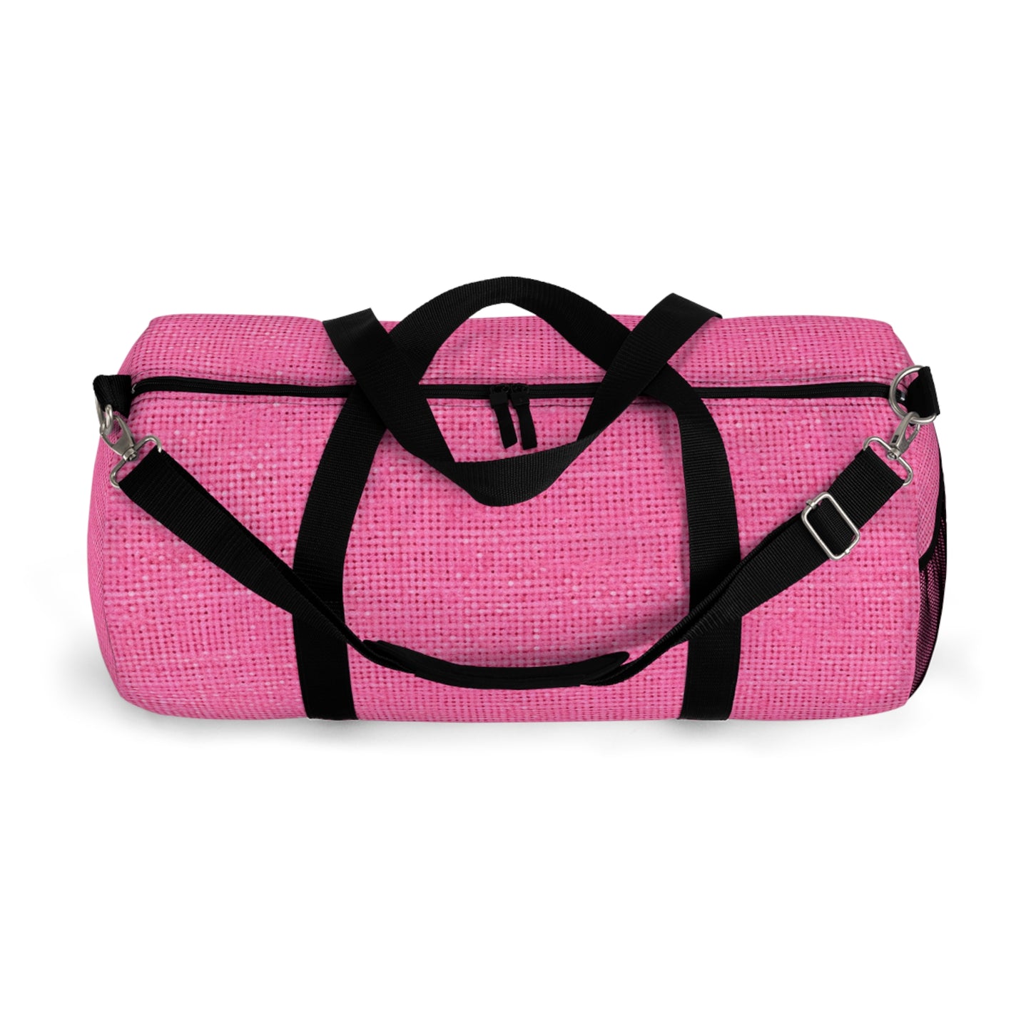 Doll-Like Pink Denim Designer Fabric Style - Duffel Bag