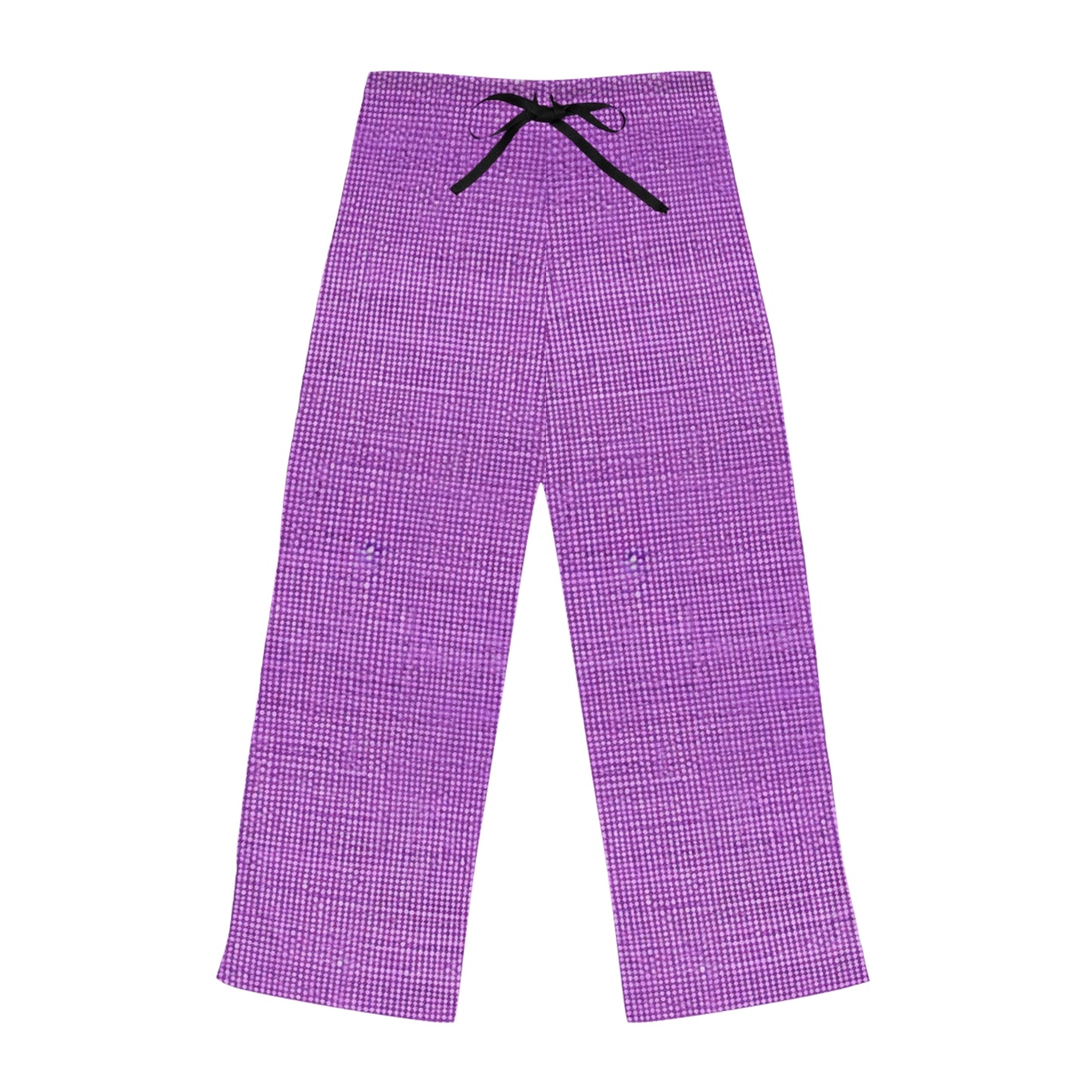 Hyper Iris Orchid Red: Denim-Inspired, Bold Style - Women's Pajama Pants (AOP)