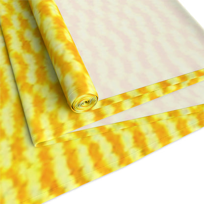 Sunshine Yellow Lemon: Denim-Inspired, Cheerful Fabric - Table Runner (Cotton, Poly)