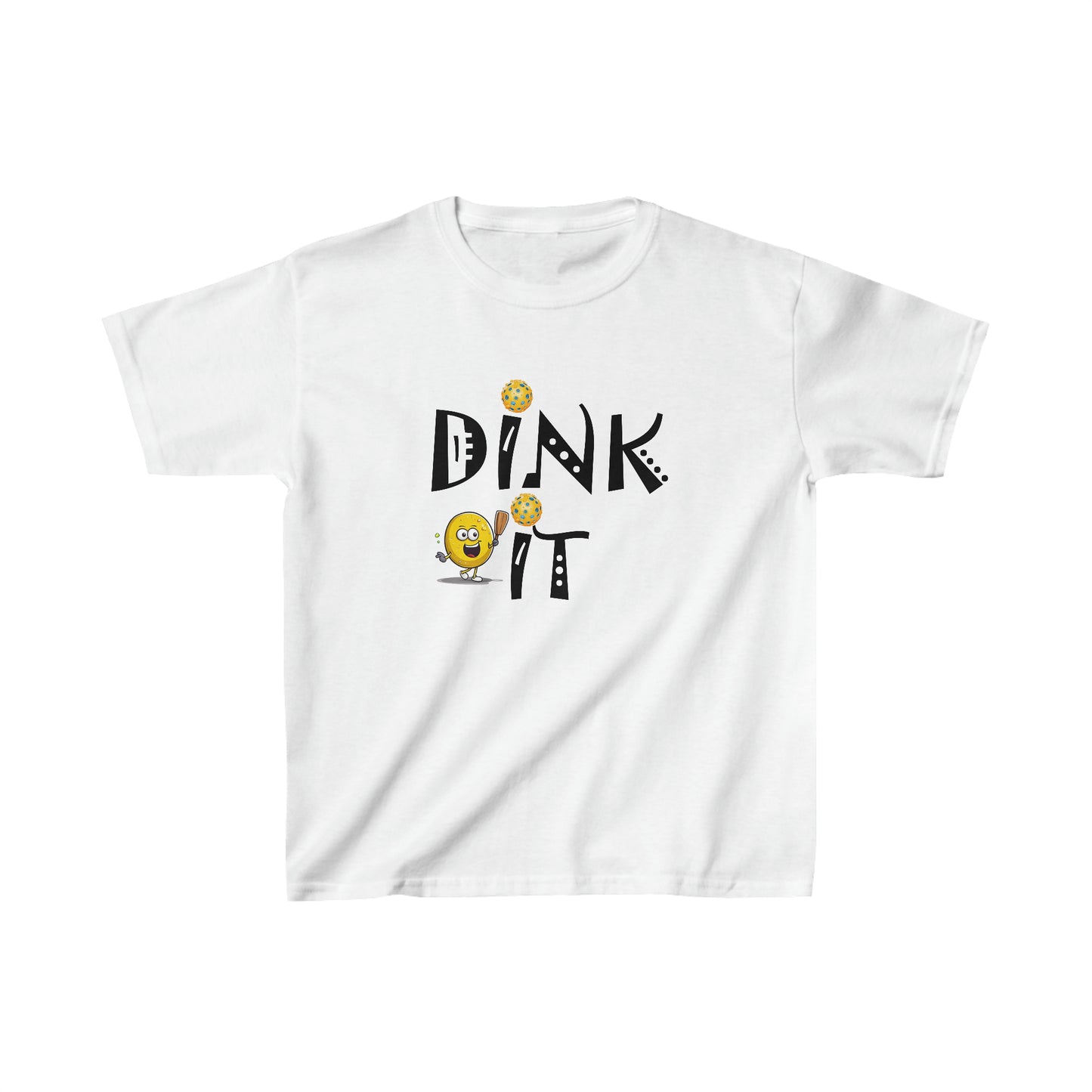 Pickleball Dink It: Sport Strategy Game Style - Gift Enthusiasts & Players - Kids Heavy Cotton™ Tee