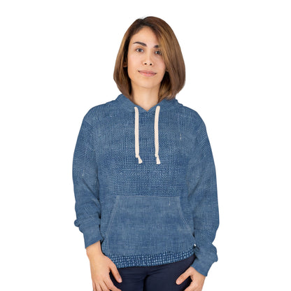 Estilo de barco bajo al aire libre - Diseño de mezclilla - Sudadera con capucha unisex (AOP) 