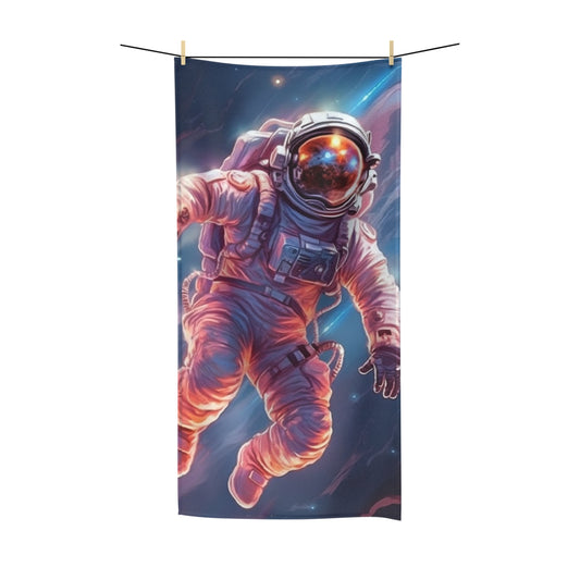 Astronaut Outer Space - Galaxy Starfield Art - Polycotton Towel