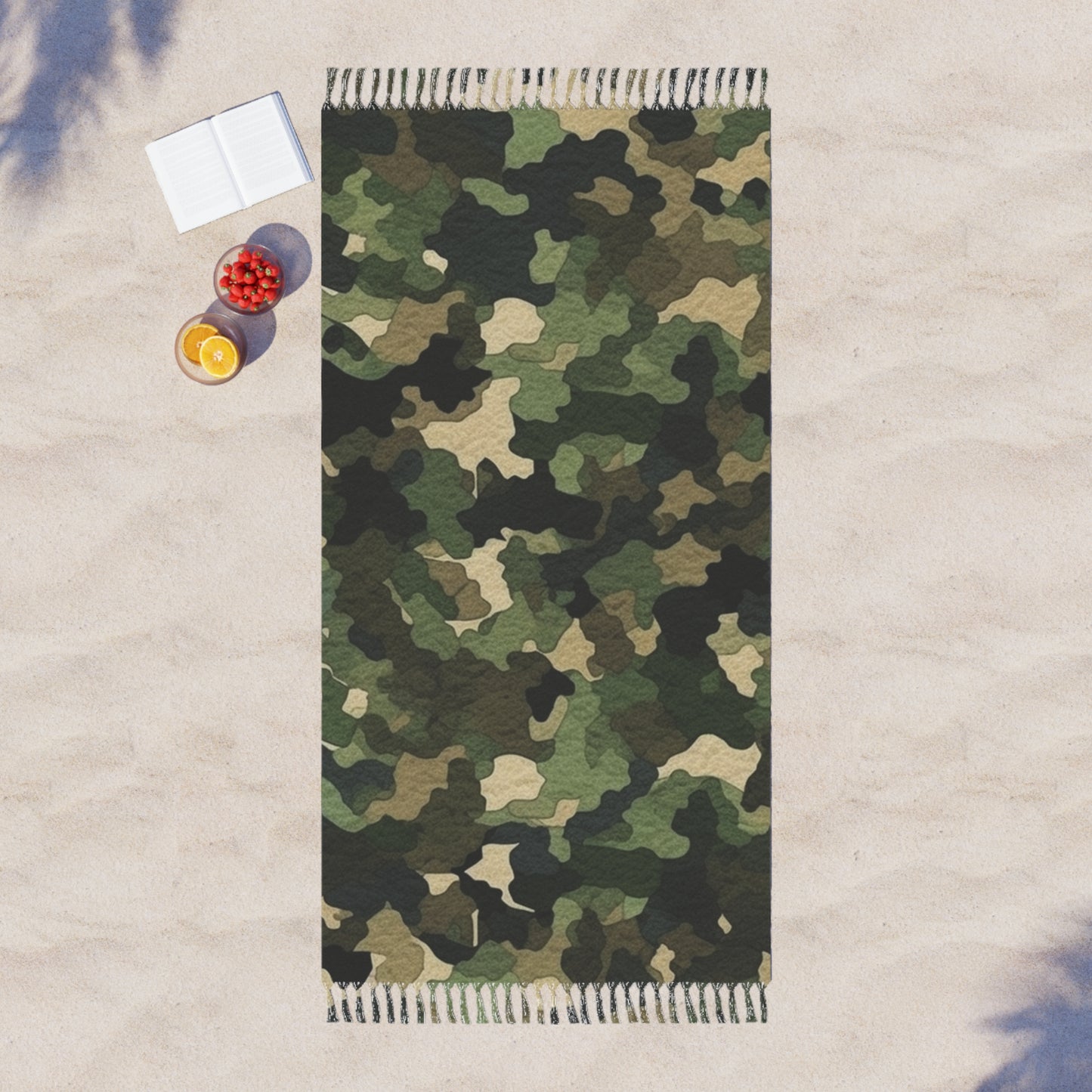 Classic Camo | Camouflage Wrap | Traditional Camo - Boho Beach Cloth