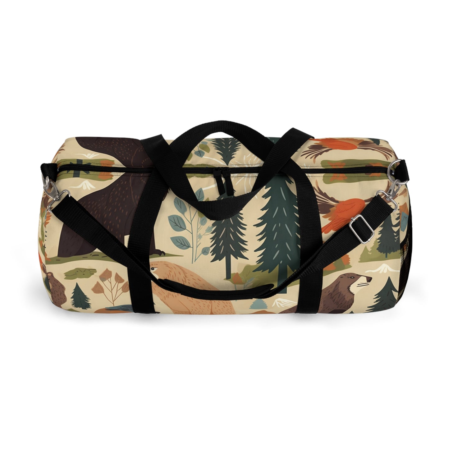 U.S. Wilderness Inspired: Grizzly Bears, Animals Pattern Duffel Bag