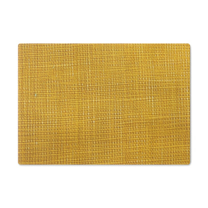 Radiant Sunny Yellow: Denim-Inspired Summer Fabric - Cutting Board