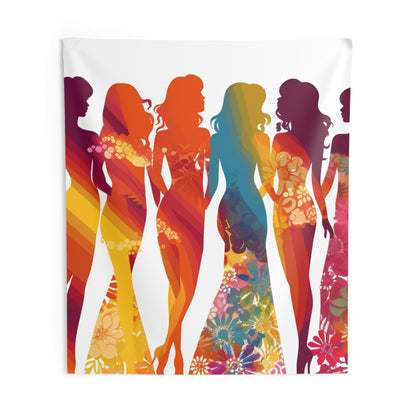 Bride Tribe Bachelorette Bash - Bold & Bright Design - Indoor Wall Tapestries