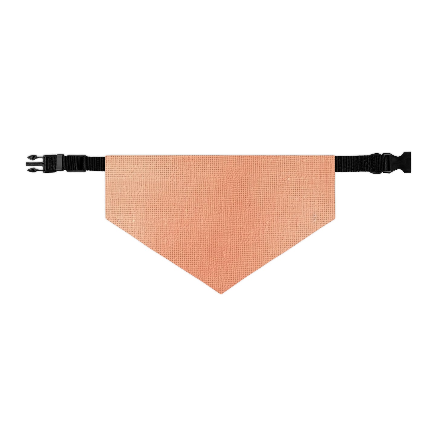 Soft Pink-Orange Peach: Denim-Inspired, Lush Fabric - Pet Bandana Collar