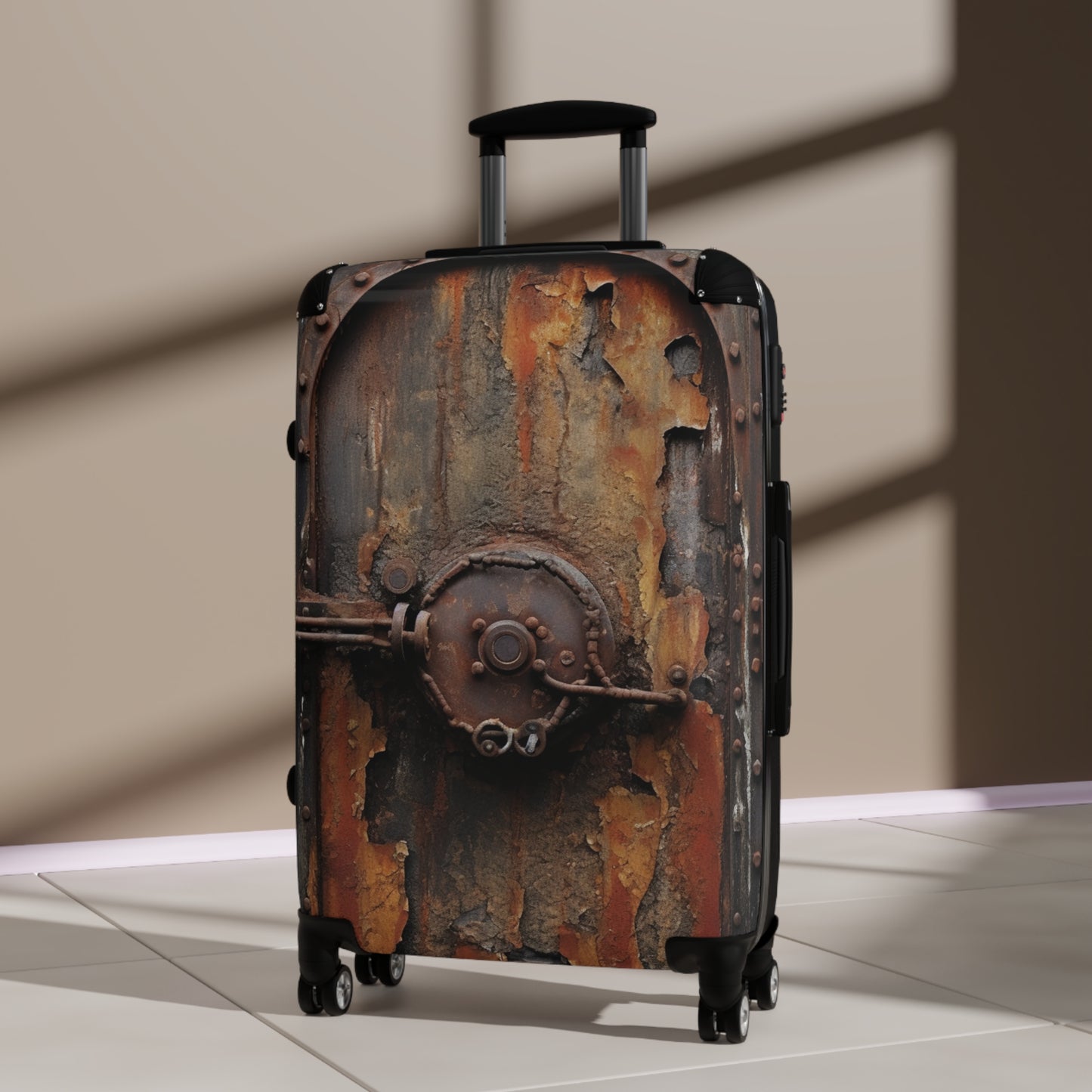 Steampunk Rusted Heavy Metal Door - Suitcase