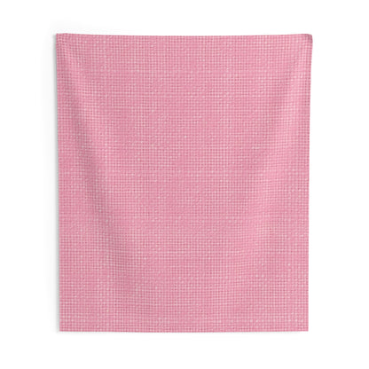 Pastel Rose Pink: Denim-Inspired, Refreshing Fabric Design - Indoor Wall Tapestries