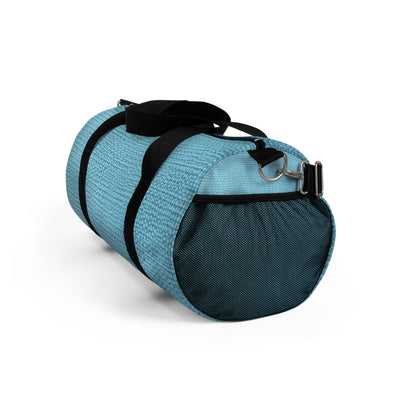 Bright Aqua Teal: Denim-Inspired Refreshing Blue Summer Fabric - vDuffel Bag
