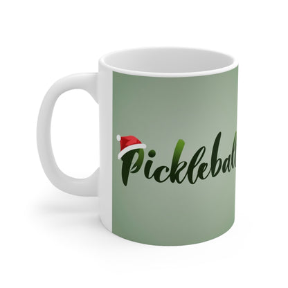 Pickleball Christmas Holiday Season - Ceramic Mug 11oz