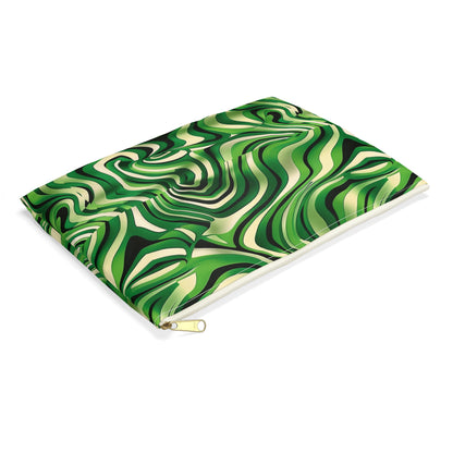 Disco Zebra Green - Accessory Pouch