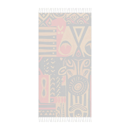 Tribal Art-Inspired Abstract Symbols, Heritage - Boho Beach Cloth