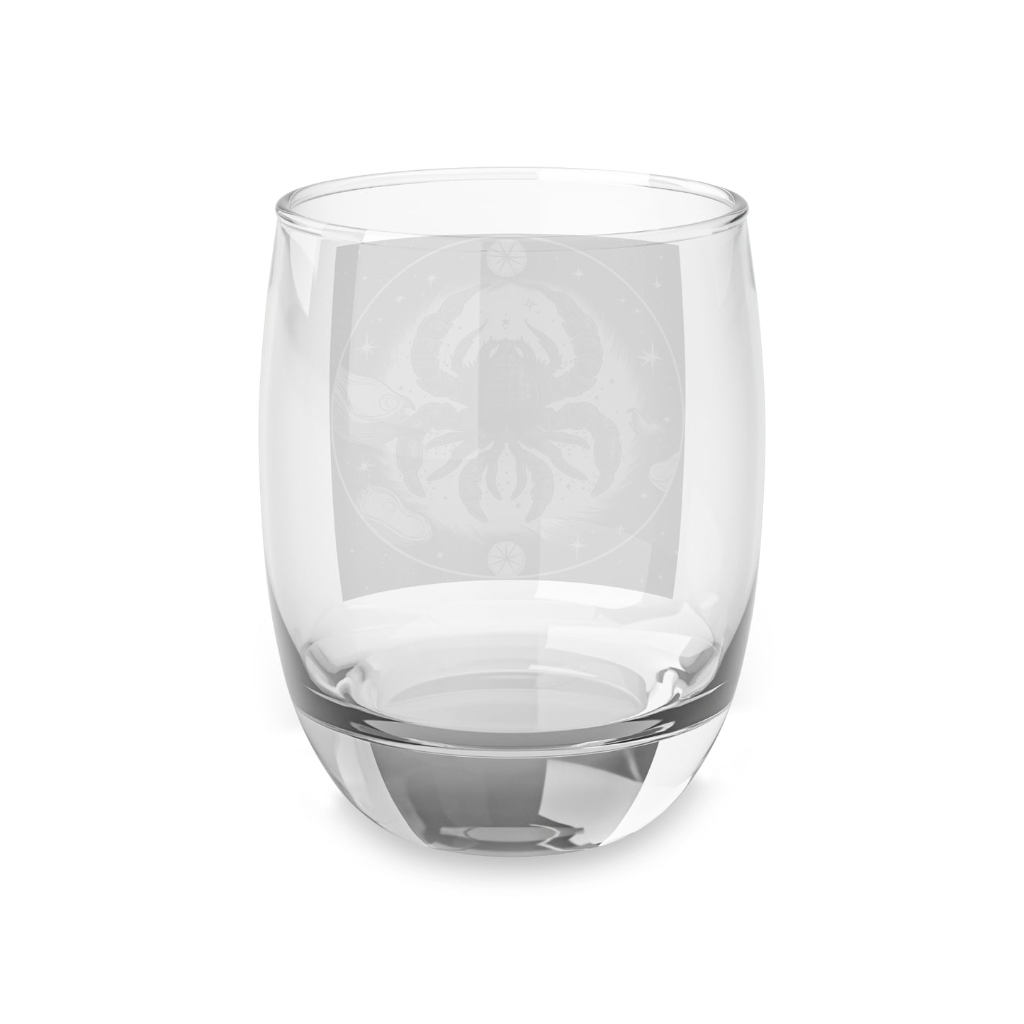 Scorpio Zodiac - High-Quality Clear Glass Whiskey Glass - Mystical Starry Design