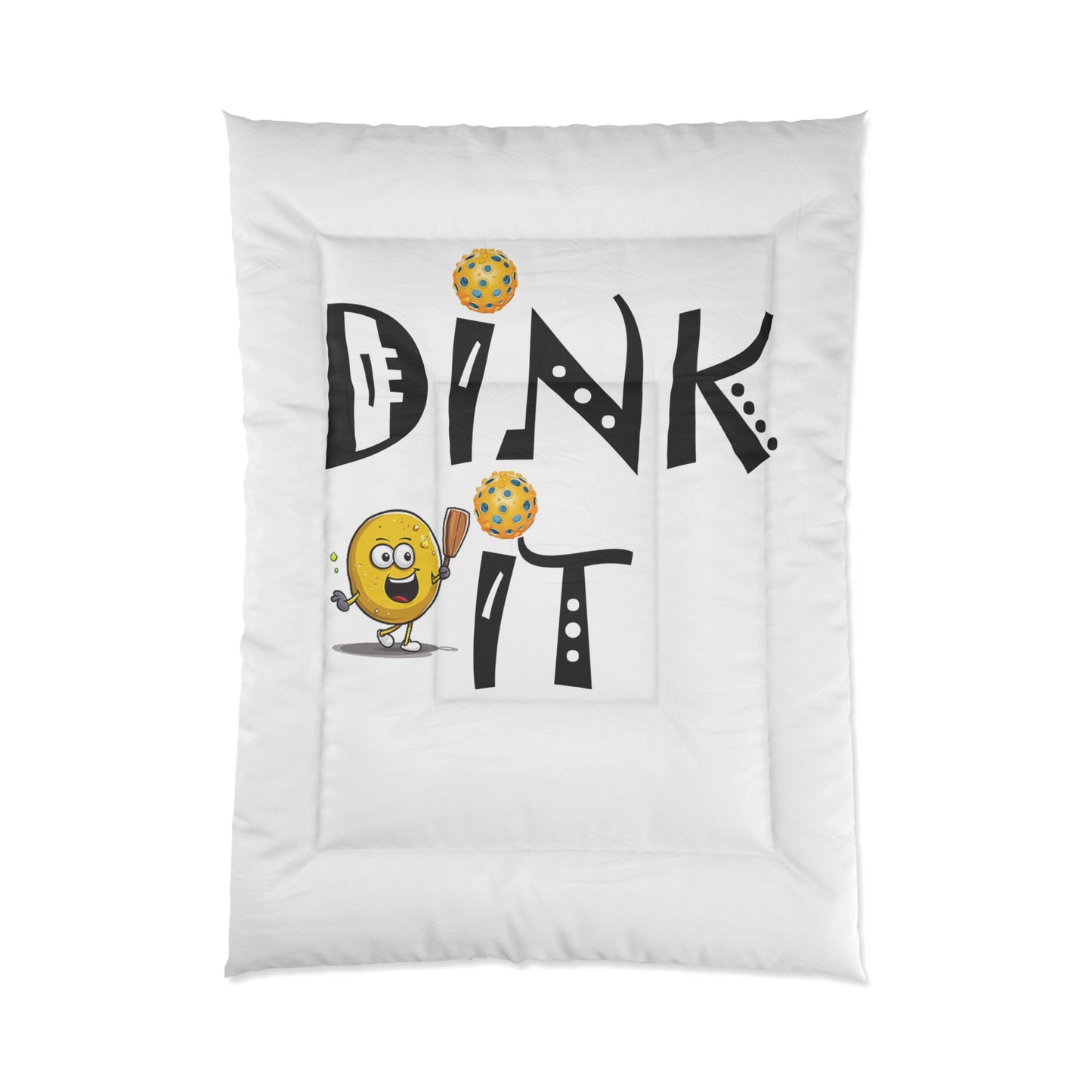 Pickleball Dink It: Sport Strategy Game Style - Gift Enthusiasts & Players - Bed Comforter