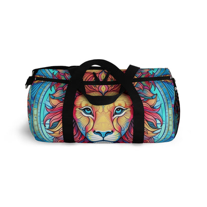 Astrological Leo - Cosmic Zodiac Constellation, Lion Symbol Art - Duffel Bag