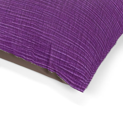 Violet/Plum/Purple: Denim-Inspired Luxurious Fabric - Dog & Pet Bed
