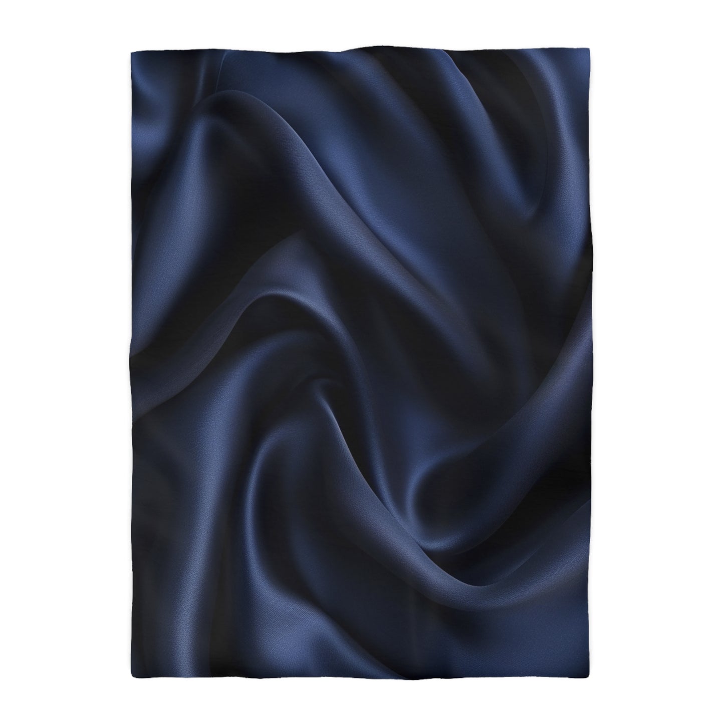 Blue Silk, Microfiber Duvet Cover