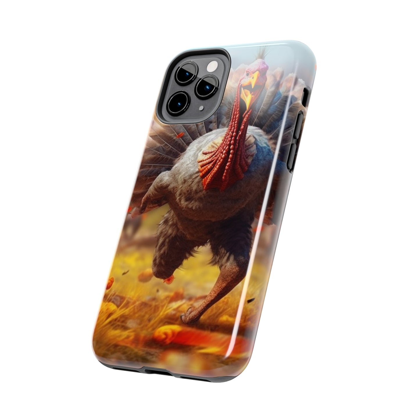 Thanksgiving Trot Turkey Run Athlete Sprint Racer Holiday Feast Dinner - Tough Phone Cases