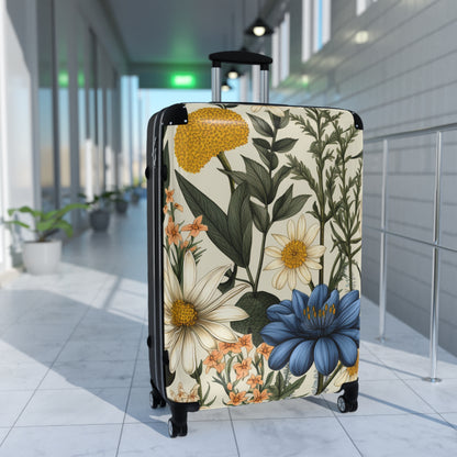 Botanical Illustration Flowers & Plants Design - Suitcase