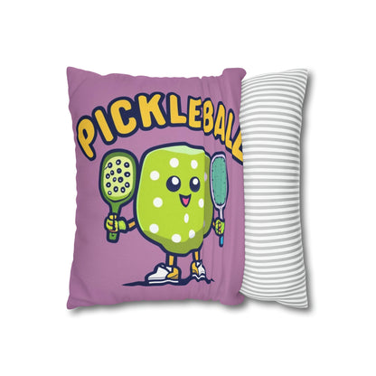 Pickleball Anime kawaii - Cartoon Graphic - Sport Character - Spun Polyester Square Pillow Case