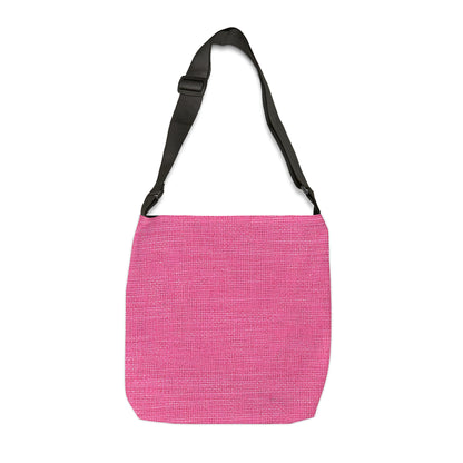 Doll-Like Pink Denim Designer Fabric Style - Adjustable Tote Bag (AOP)