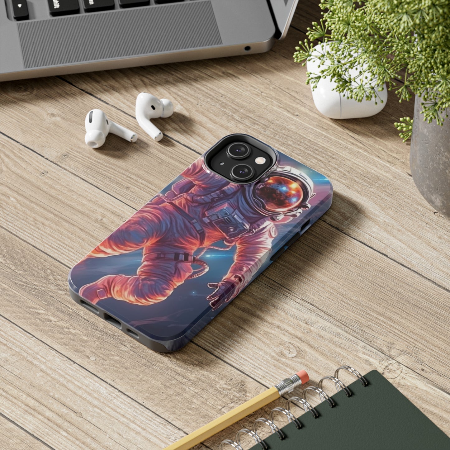 Astronaut Outer Space - Galaxy Starfield Art - Tough Phone Cases