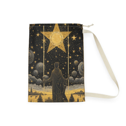 The Star Tarot Card - Symbol of Faith and Optimism - Laundry Bag