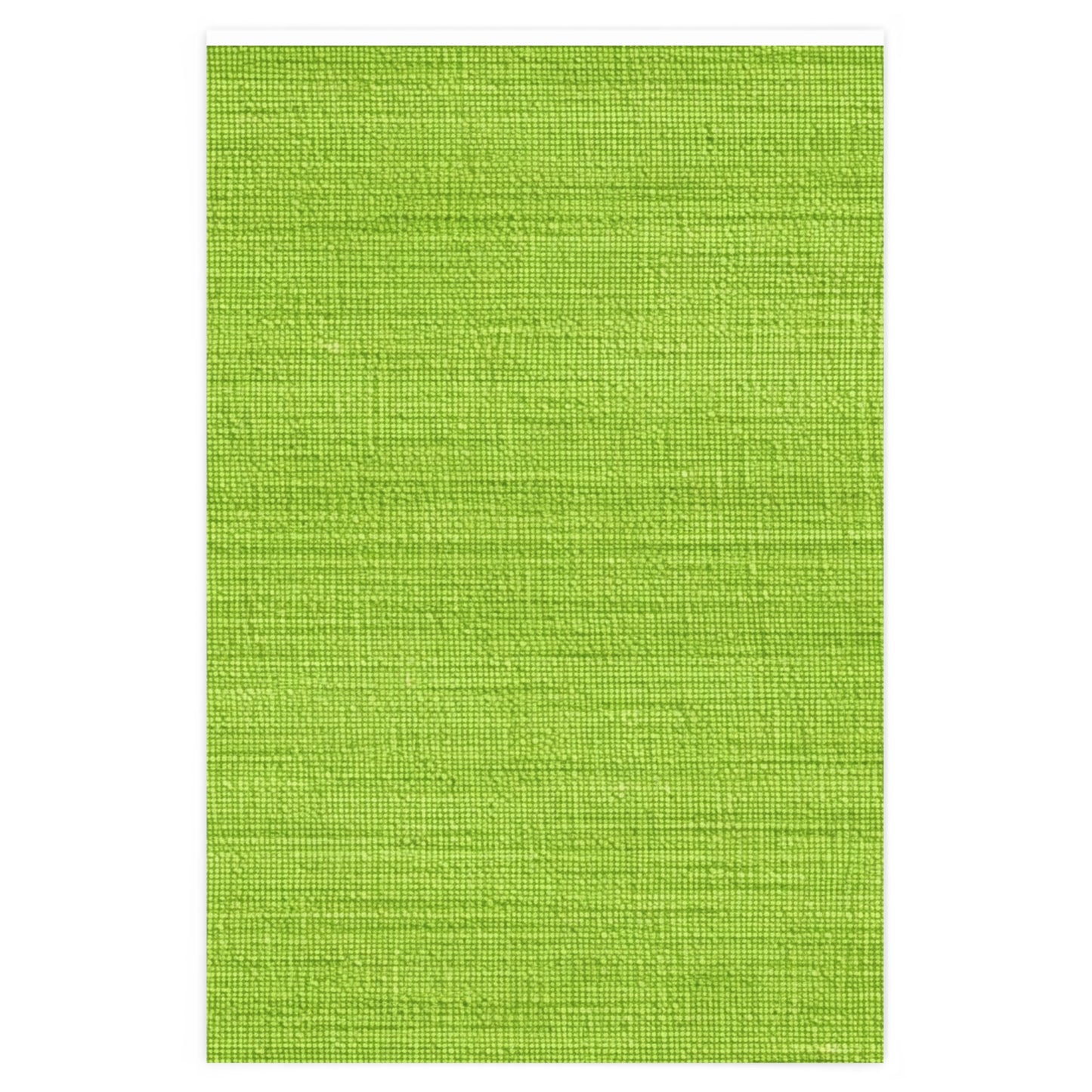Lush Grass Neon Green: Denim-Inspired, Springtime Fabric Style - Wrapping Paper