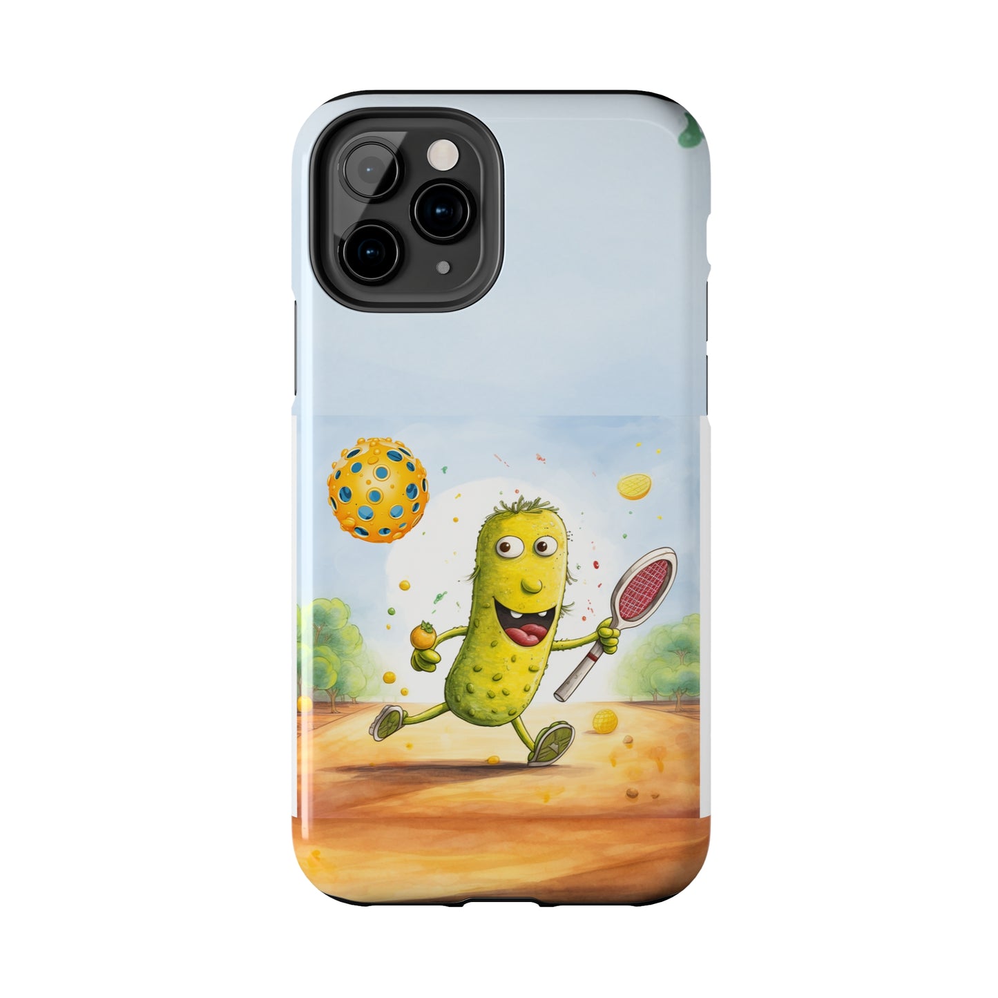 Pickleball Play: Pickle Sport Action Game, Fast Dink Ball - Tough Phone Cases