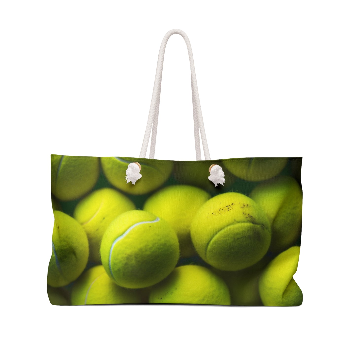 Tennis Ball Sport: Athlete Court Action, Rally & Serve - Weekender Bag